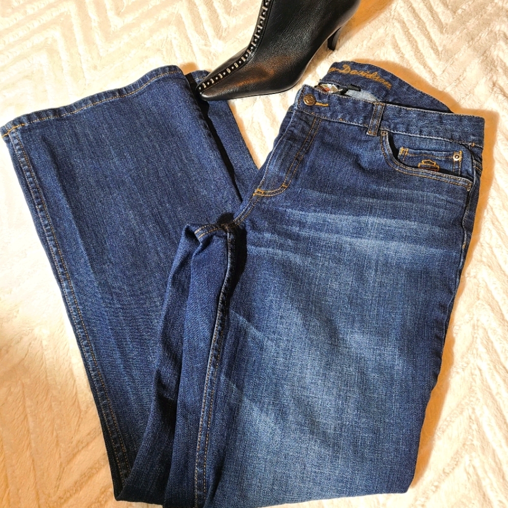 Herlye- Davidson Women's Med-Rise Jean Size 14